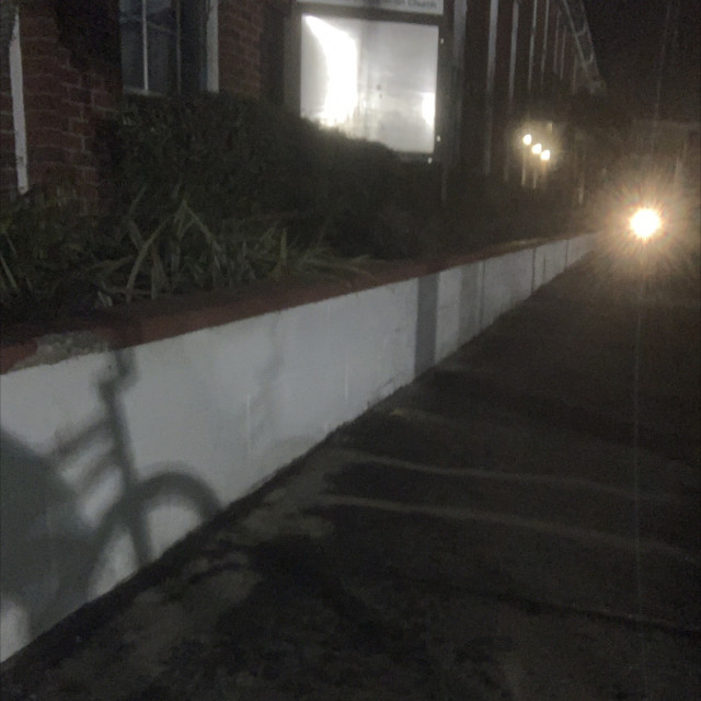 Whack ledge on weird church