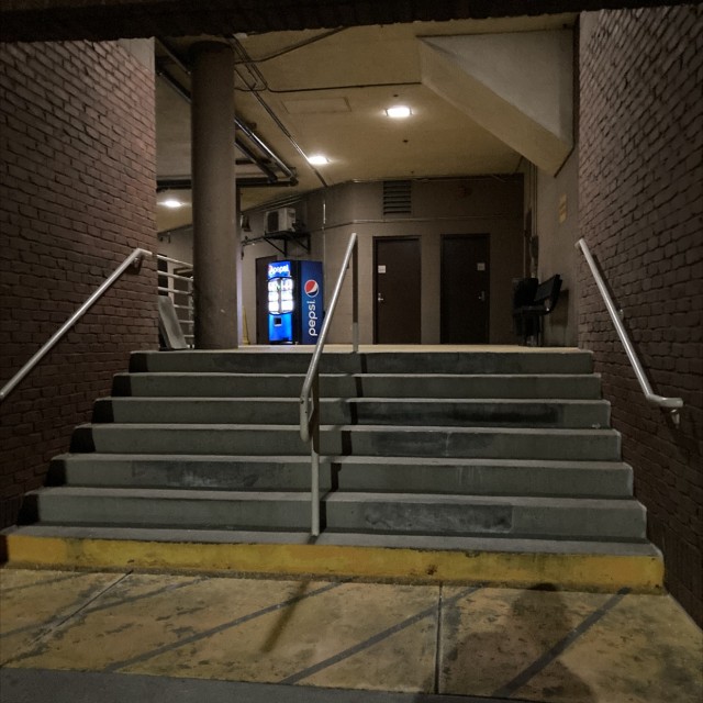 roof over short handrail