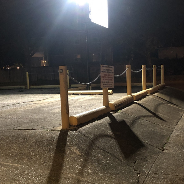 Chain gap and wallride