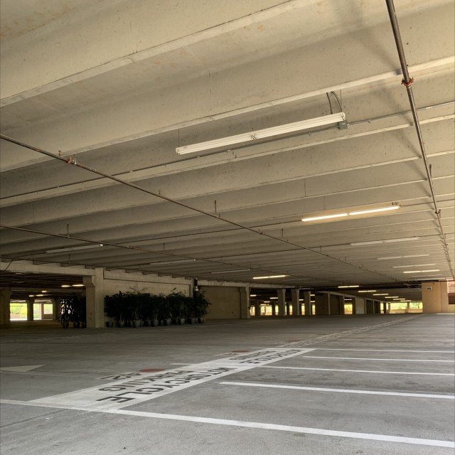 empty parking garage 