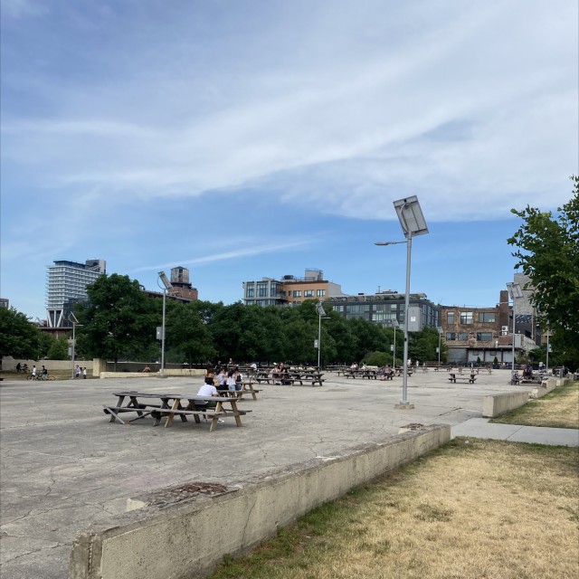 Picnic tables