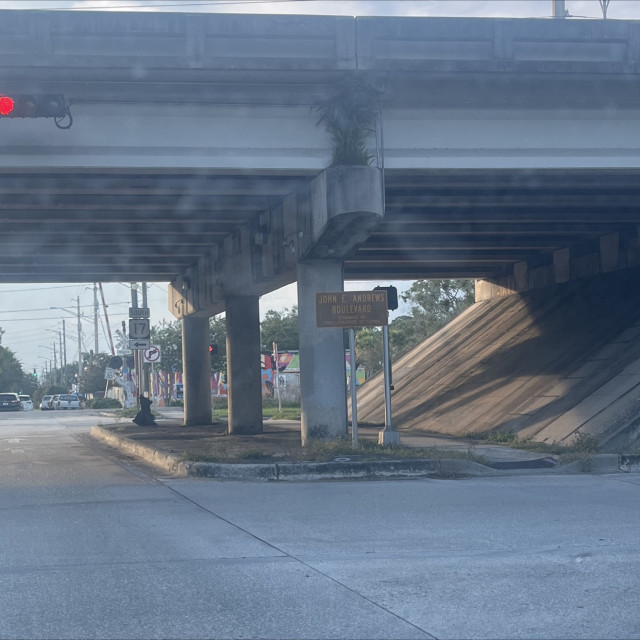 John E Andrews Blvd Wallride