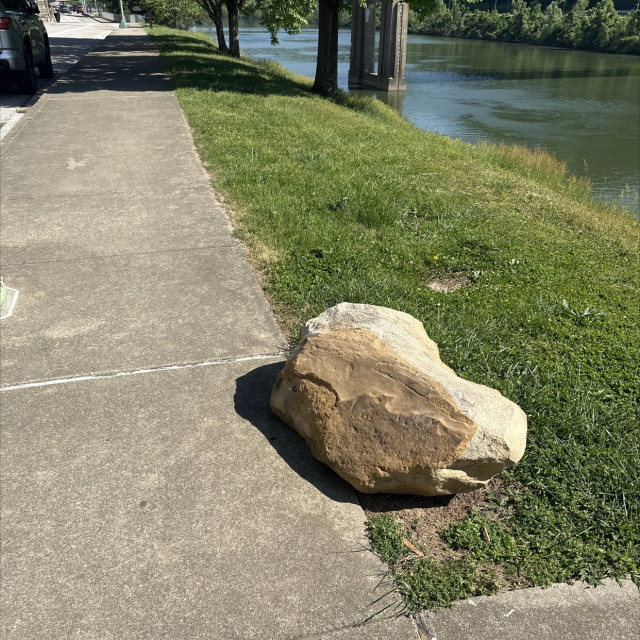 Board walk rock 