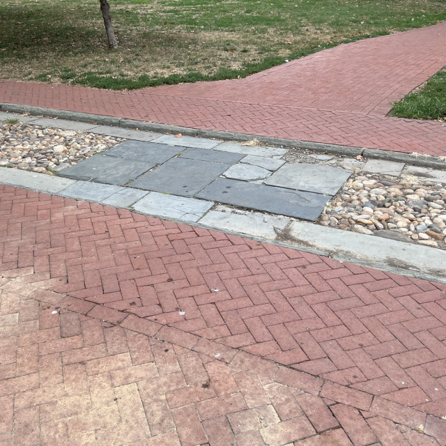 Old city street gap