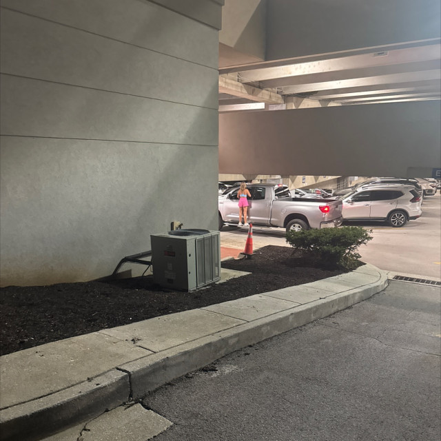 Kay St. Parking Garage Curb