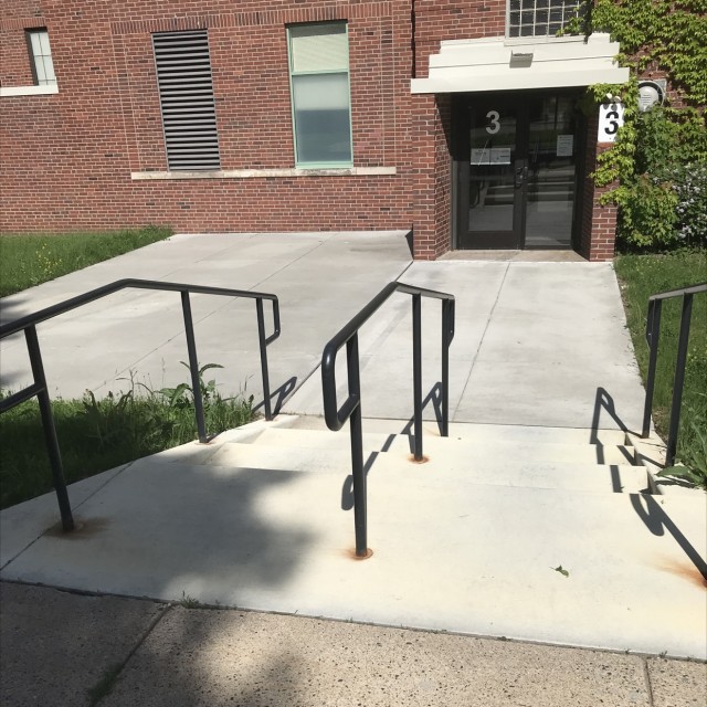 Three stair long steps