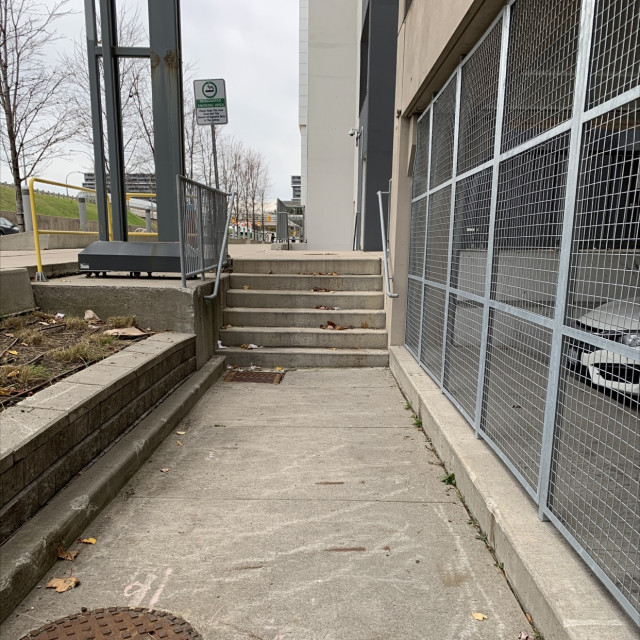 Handrail and 6 stair