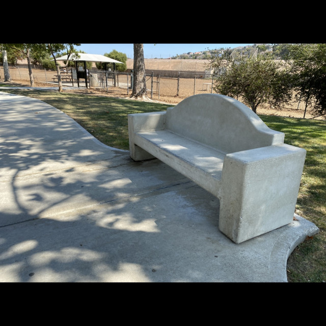 Dog Park Bench and Flatground