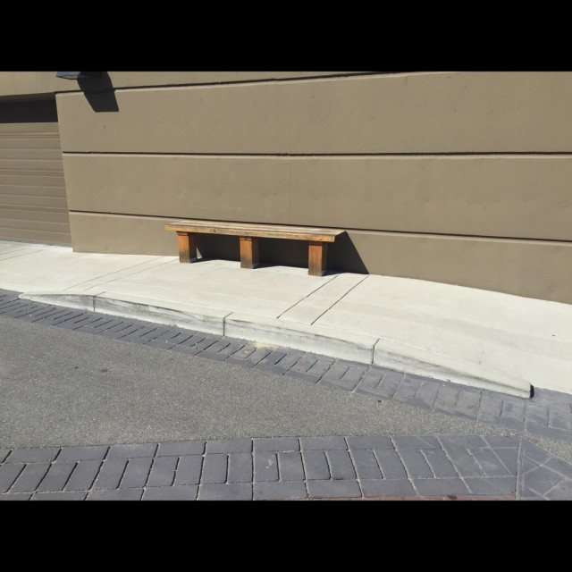 Wood bench 