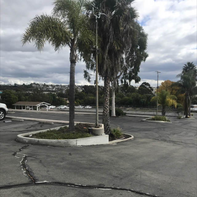 Church hill parking lot