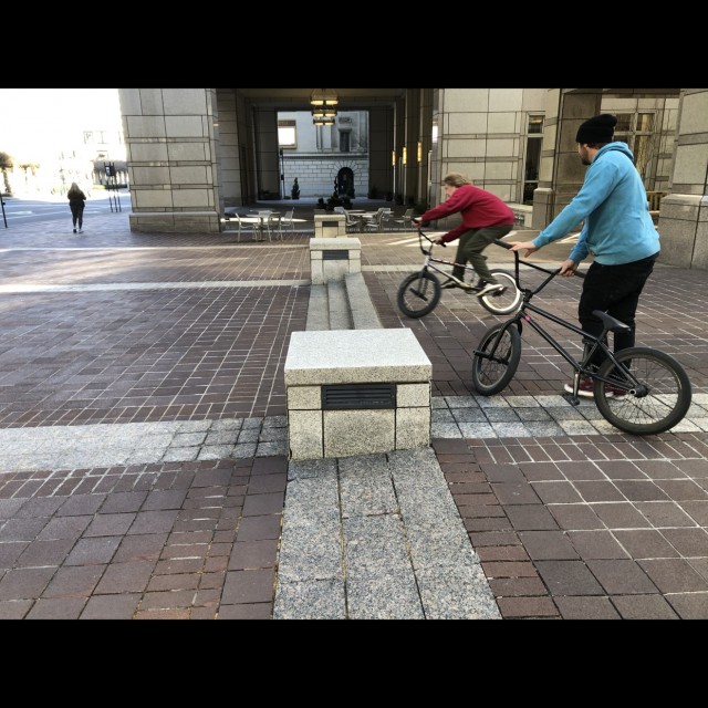 Small 1-3 stair with blocks