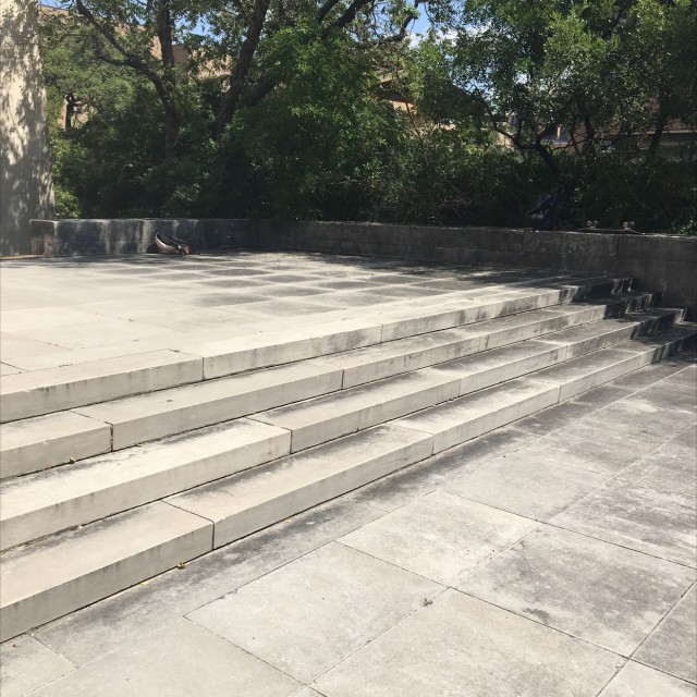Museum steps four stair