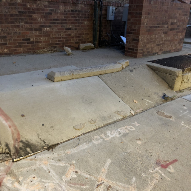 Ramp to parking block 