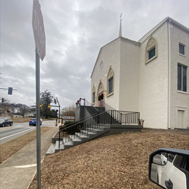 Porterdale church rails