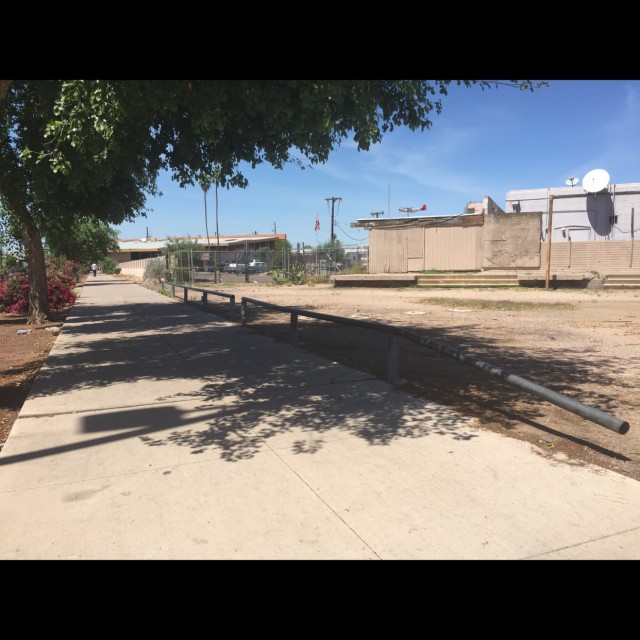 Church's chicken flat rail