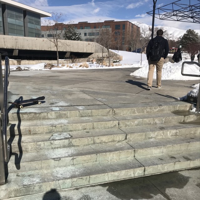 Hill bomb w/t 5 stair rails 