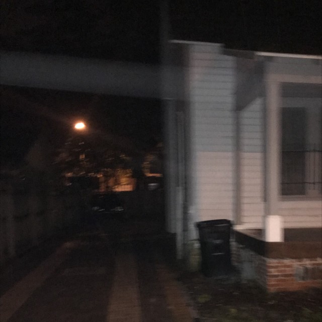 House porch to driveway gap