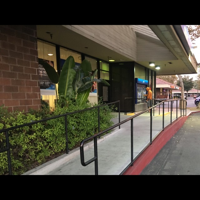 Rail with a manny pad