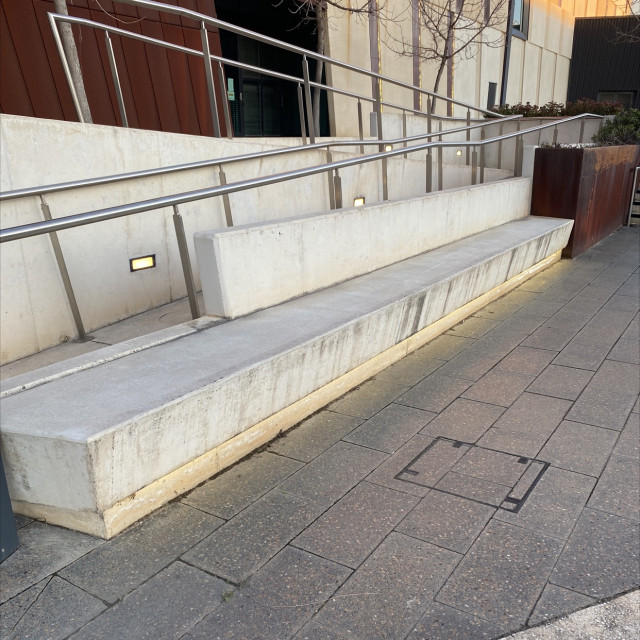 Ledge And 7 Stair