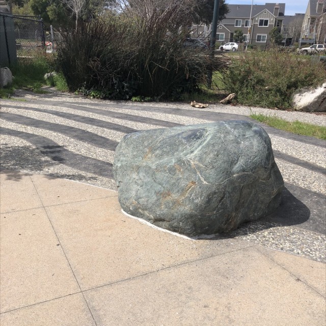 Rocks and bike park