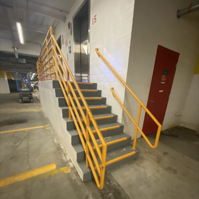 Yellow drop rail 