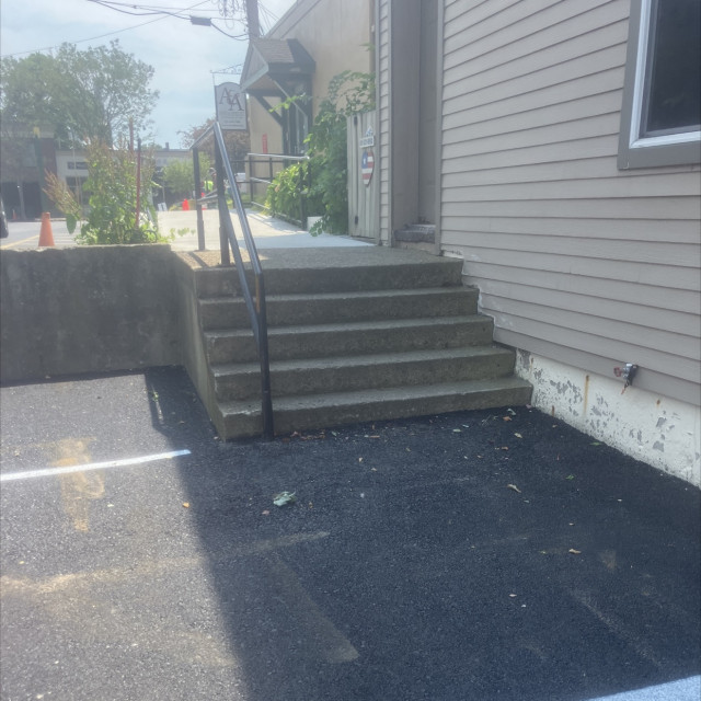 5 stair and hand rail