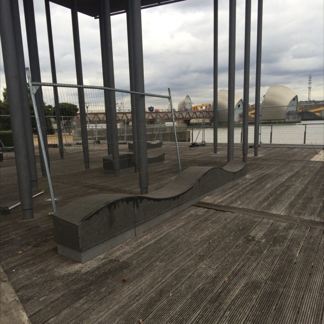 Wavey benches