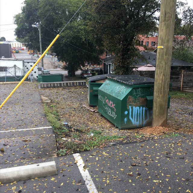 Drop pad to euro/ dumpster wallride