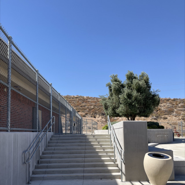 High school stair set