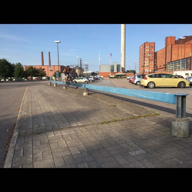 Power Plant Blue Rail