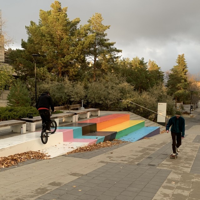 UofC pride ledge