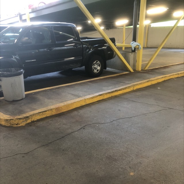 Lil painted & waxed curb