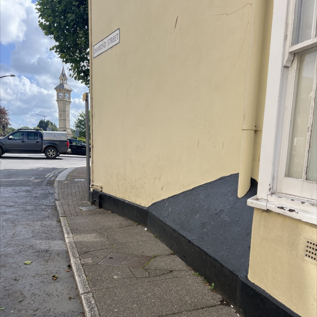 Ramp to wall