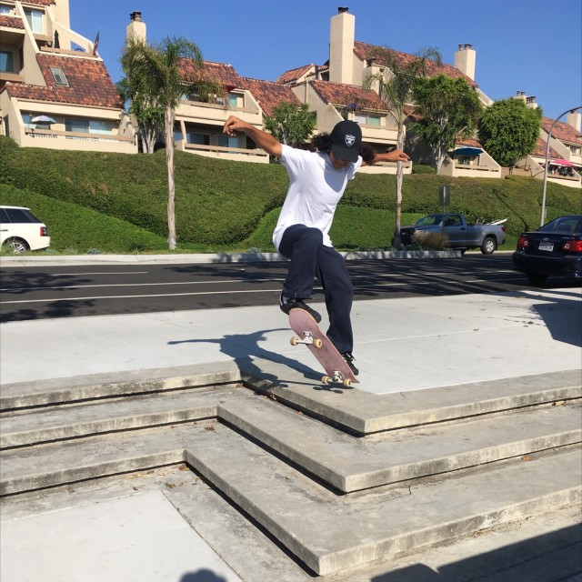 Three stair by street
