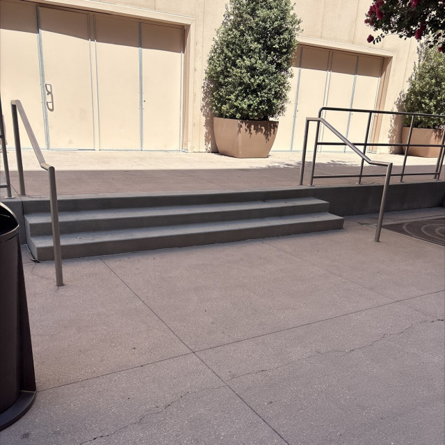 Stairs in the back