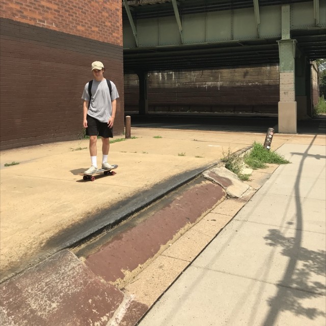 Bank to ledge 