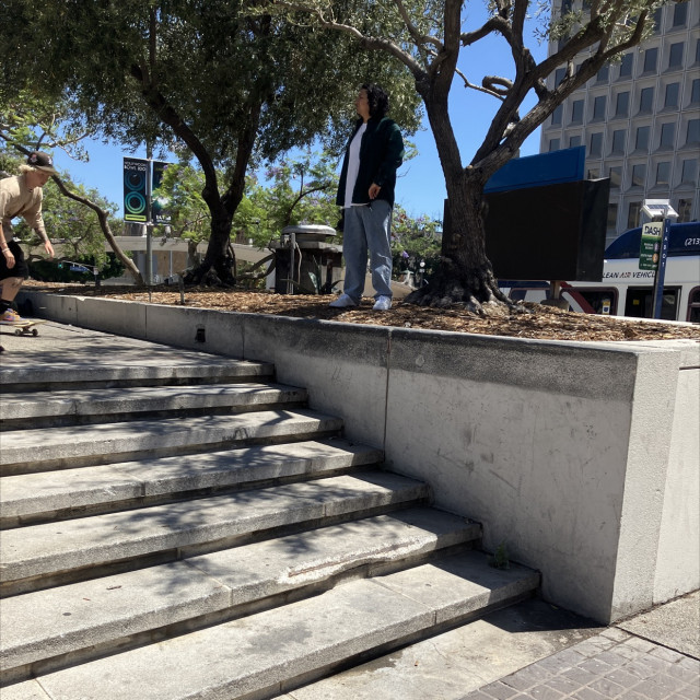 7 stair with ledge