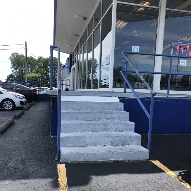 Rail and 6 stair
