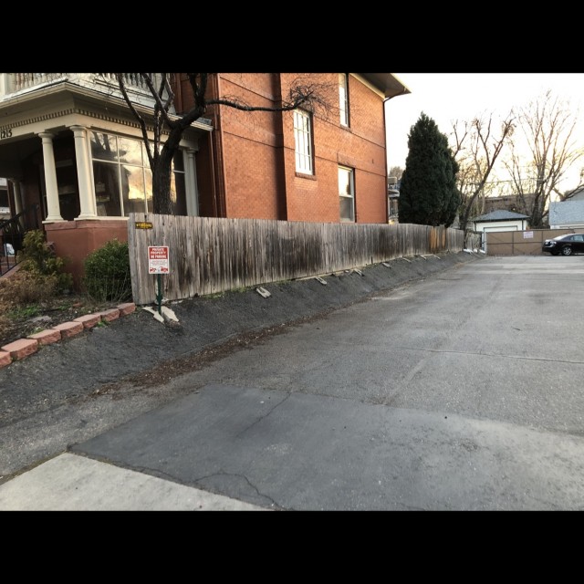 Bank to half fence