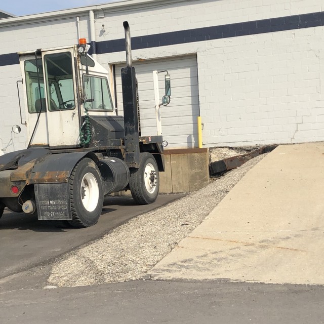 Gap to angle iron loading dock 