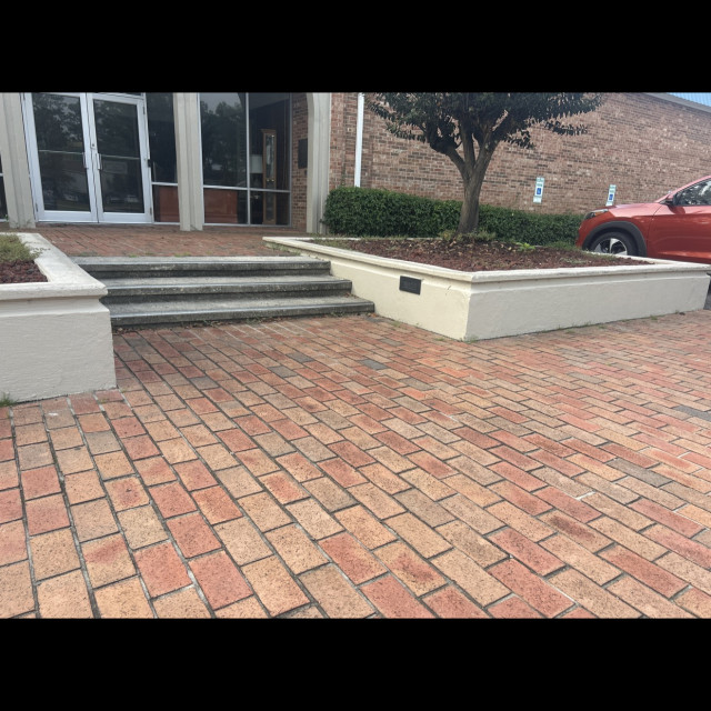Ledge over stairs