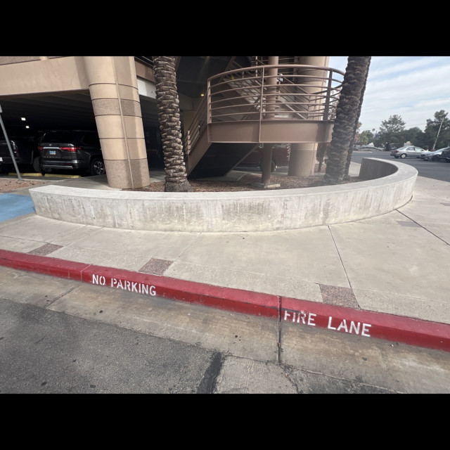 curved ledge / manny pad
