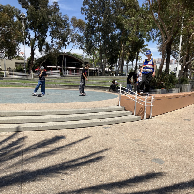 3 stair by Long Beach Aquarium 