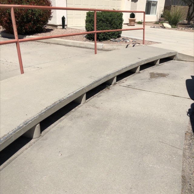 Flat ledge (waxed) 