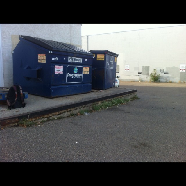 Dank dumpster ledge