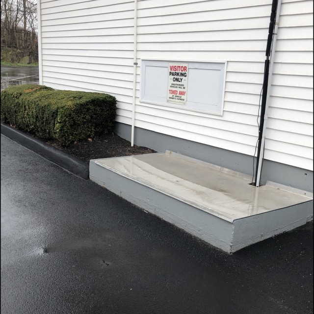 Funeral home ledge