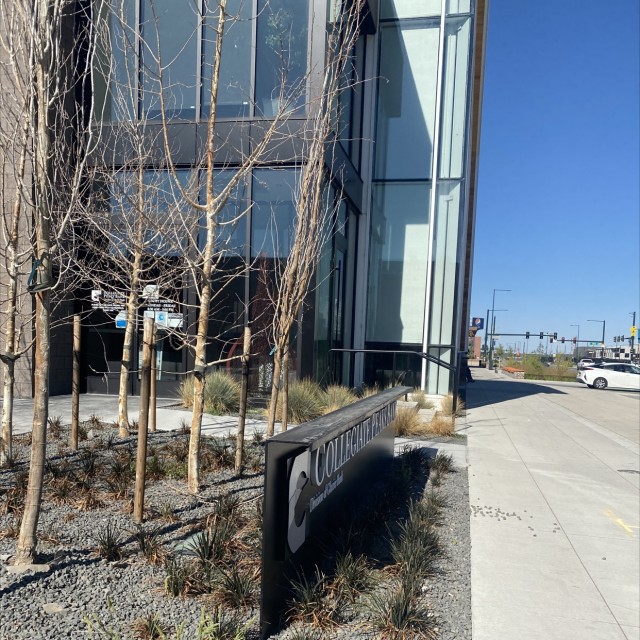Angle iron ledge sign 