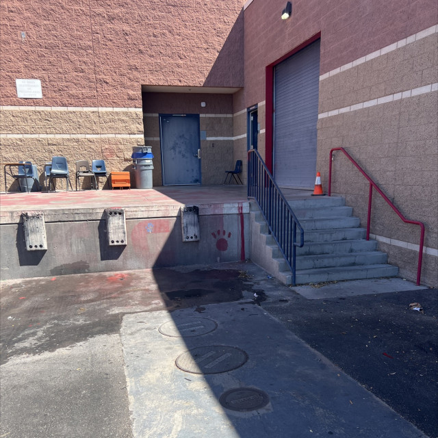 Coronado loading dock and 7 stair handrail