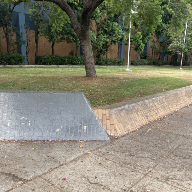 Wallride by school