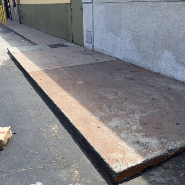 Parking lot manny pad